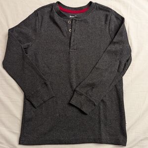 Brand new, never worn Tommy Bahama long sleeve 3 button henley, boys size 7/8.